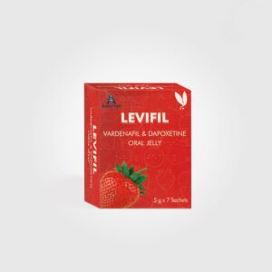LEVIFIL VARDENAFIL & DAPOXETINE ORAL JELLY  thạch viagra Thạch vị dâu Viagra